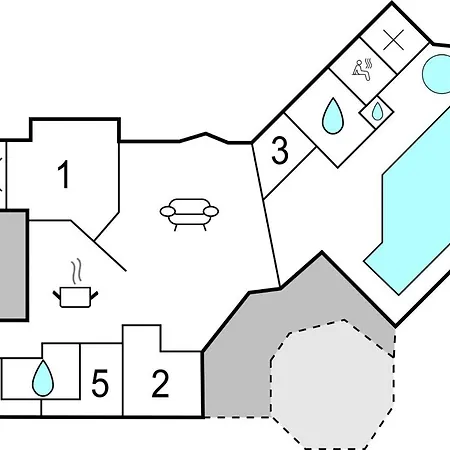 Сasa de vacaciones Kranich Poolferienhaus